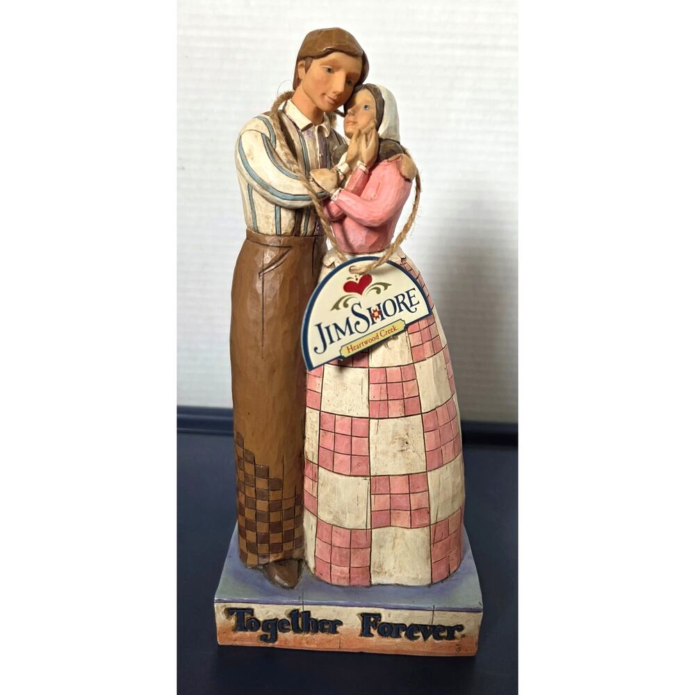 Jim Shore 2006 TOGETHER FOREVER Figurine Couple Heartwood Creek Enesco #4007236